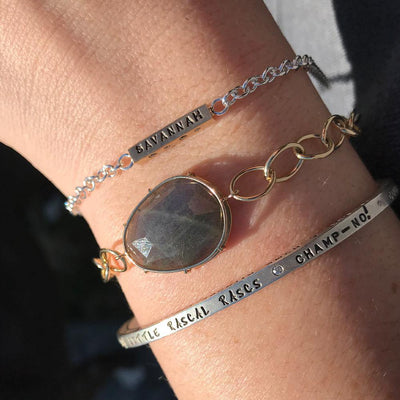 Stacked Bracelets with Meaning