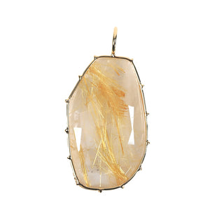 Large Gold Rutilated Quartz Harriet Stone