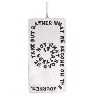 "On the Journey" Medium ID Tag