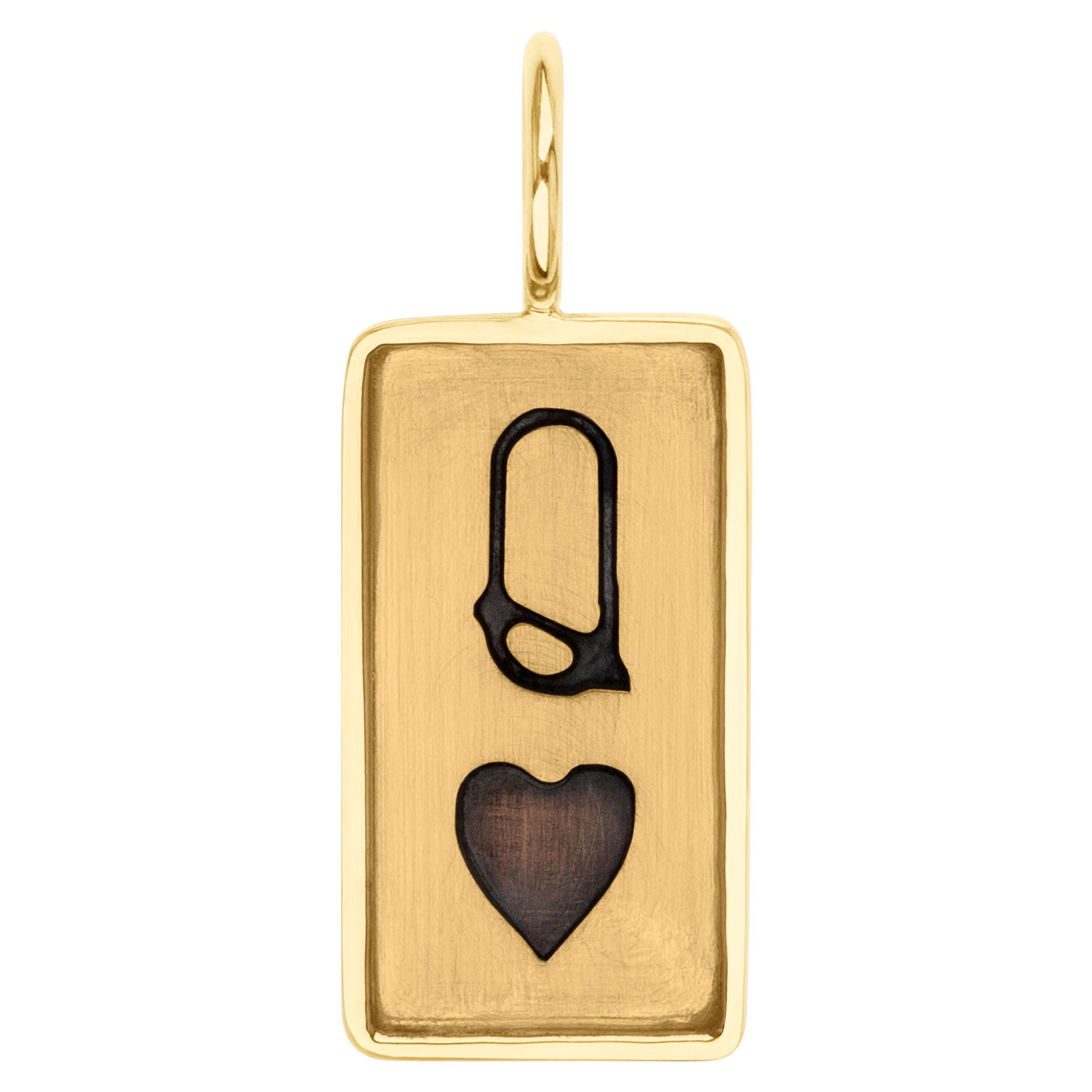 Gold Queen of Hearts ID Tag