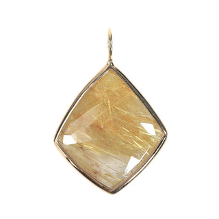 Large Gold Rutilated Quartz Elizabeth Stone