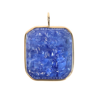 Large Carved Tanzanite Elizabeth Stone