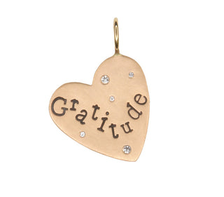 Gratitude Heart Charm