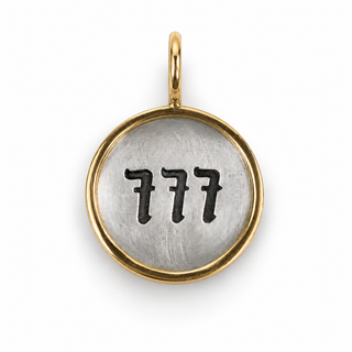 Small Angel Numbers Round Charm