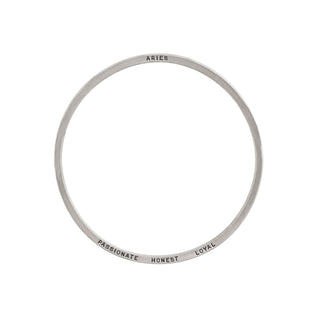 Zodiac Flat Bangle