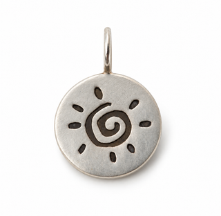 Small Round Sunburst Charm