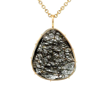 Spider Web Black Rutilated Quartz Harriet Stone
