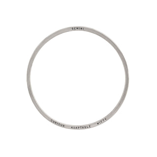 Zodiac Flat Bangle