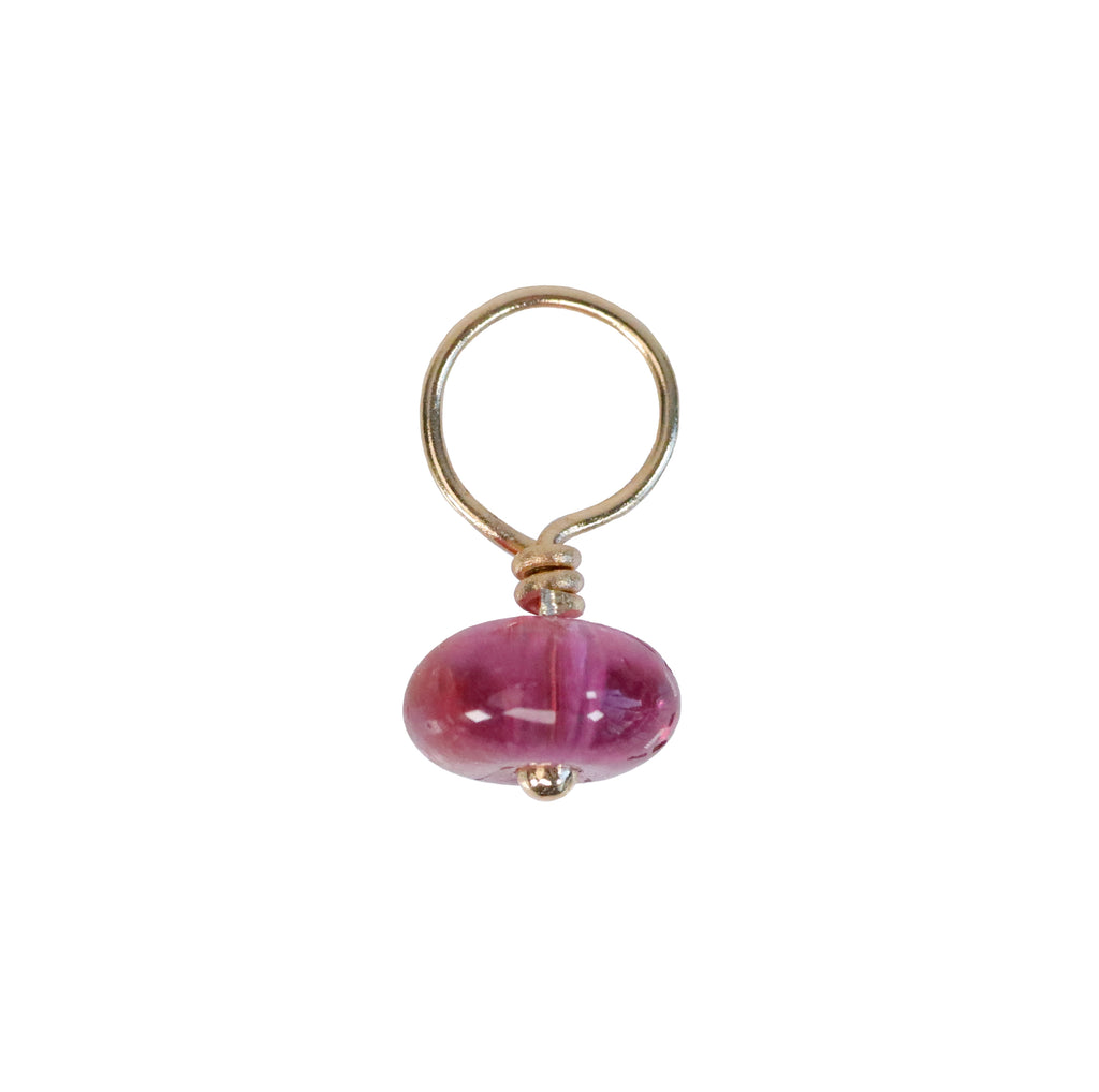 Pink Tourmaline Unfaceted Rondelle Gemstone – Heather B. Moore