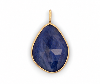 Large Blue Sapphire Elizabeth Stone