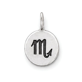 Zodiac Sign Round Charm