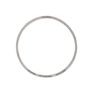 Zodiac Flat Bangle