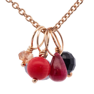 Scarlet Tanager Gemstone Cluster
