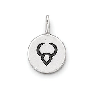 Zodiac Sign Round Charm