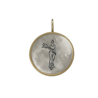Zodiac Large Round Charm