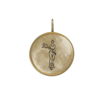 Zodiac Large Round Charm