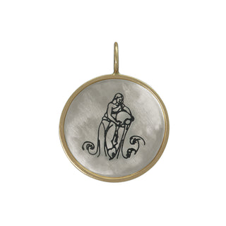 Zodiac Large Round Charm