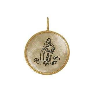 Zodiac Large Round Charm
