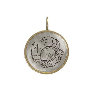 Zodiac Large Round Charm