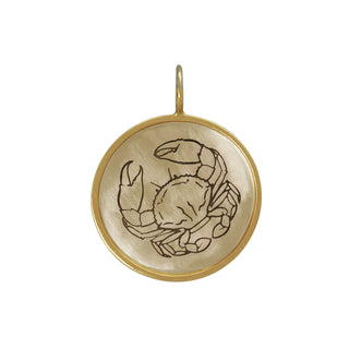 Zodiac Large Round Charm