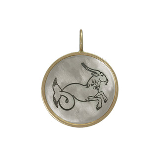 Zodiac Large Round Charm
