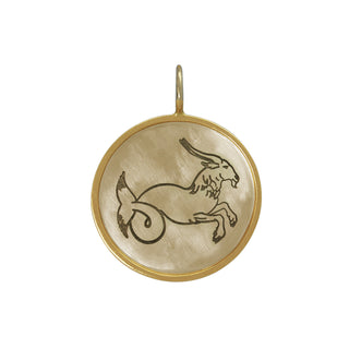Zodiac Large Round Charm