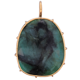 Large Emerald Harriet Stone