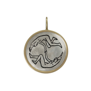 Zodiac Large Round Charm