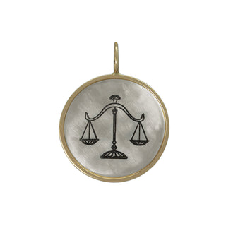 Zodiac Large Round Charm