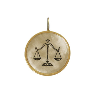 Zodiac Large Round Charm