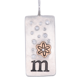 M Initial Daisy ID Tag