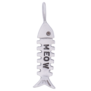 Silver Meow Cat Bone