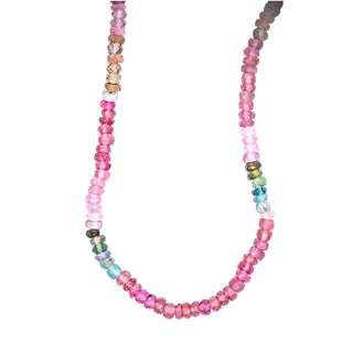 Multi Color Tourmaline Gemstone Necklace