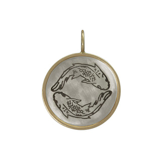 Zodiac Large Round Charm