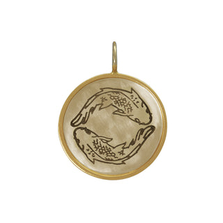 Zodiac Large Round Charm