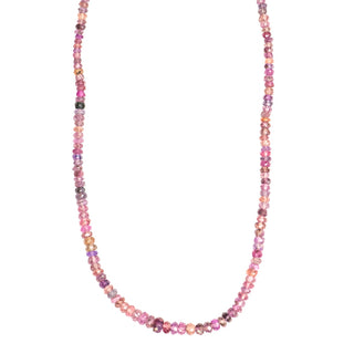 Purple Sapphire Gemstone Necklace