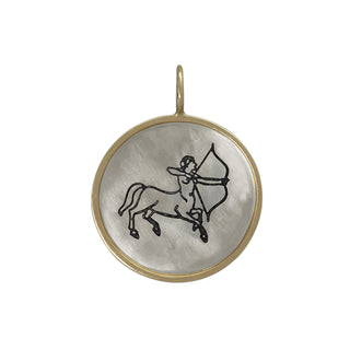 Zodiac Large Round Charm