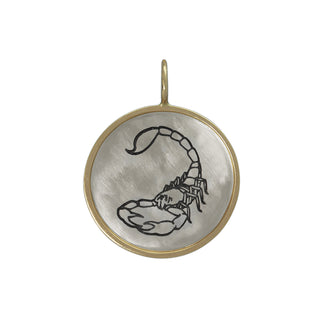 Zodiac Large Round Charm