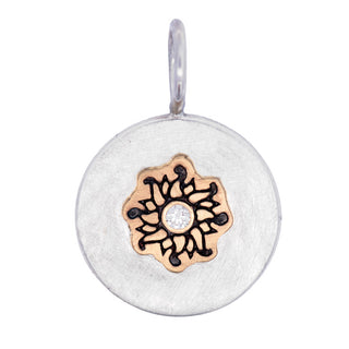Astrological Sun Round Charm
