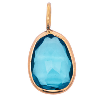 Small Swiss Blue Topaz Elizabeth Stone