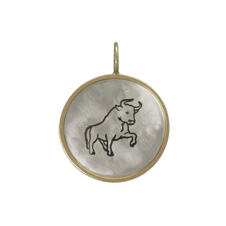 Zodiac Large Round Charm