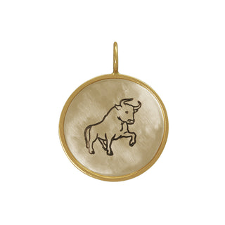 Zodiac Large Round Charm