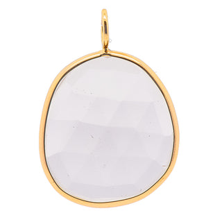 Large White Topaz Elizabeth Stone