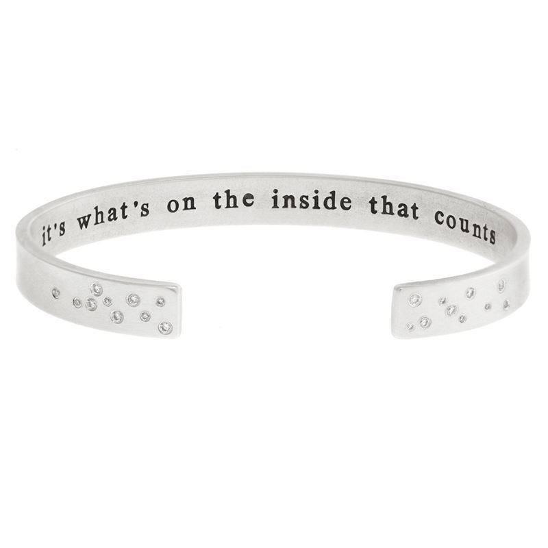 On The Inside Quote Flat Cuff