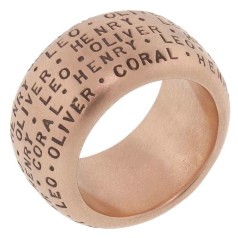 11mm Family Scroll Ring