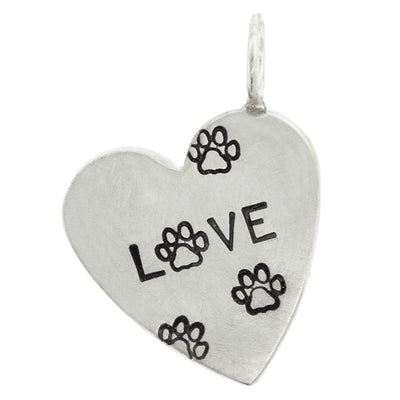 Pet Love Heart Charm