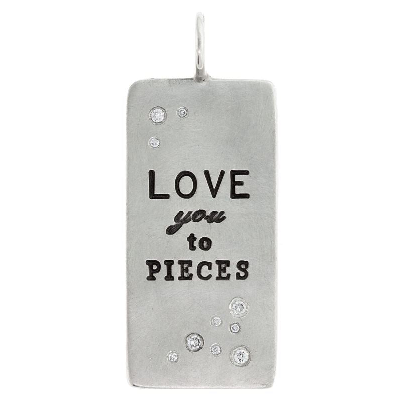 Love You To Pieces ID Tag