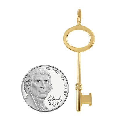 Large Gold Tiny Key