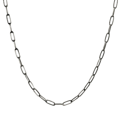 2.9mm Silver Patina Link Chain