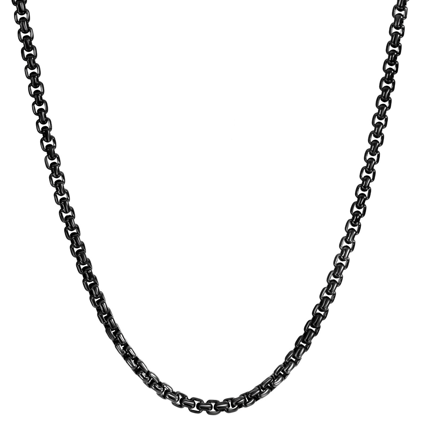 4mm Stainless Steel Black Chain